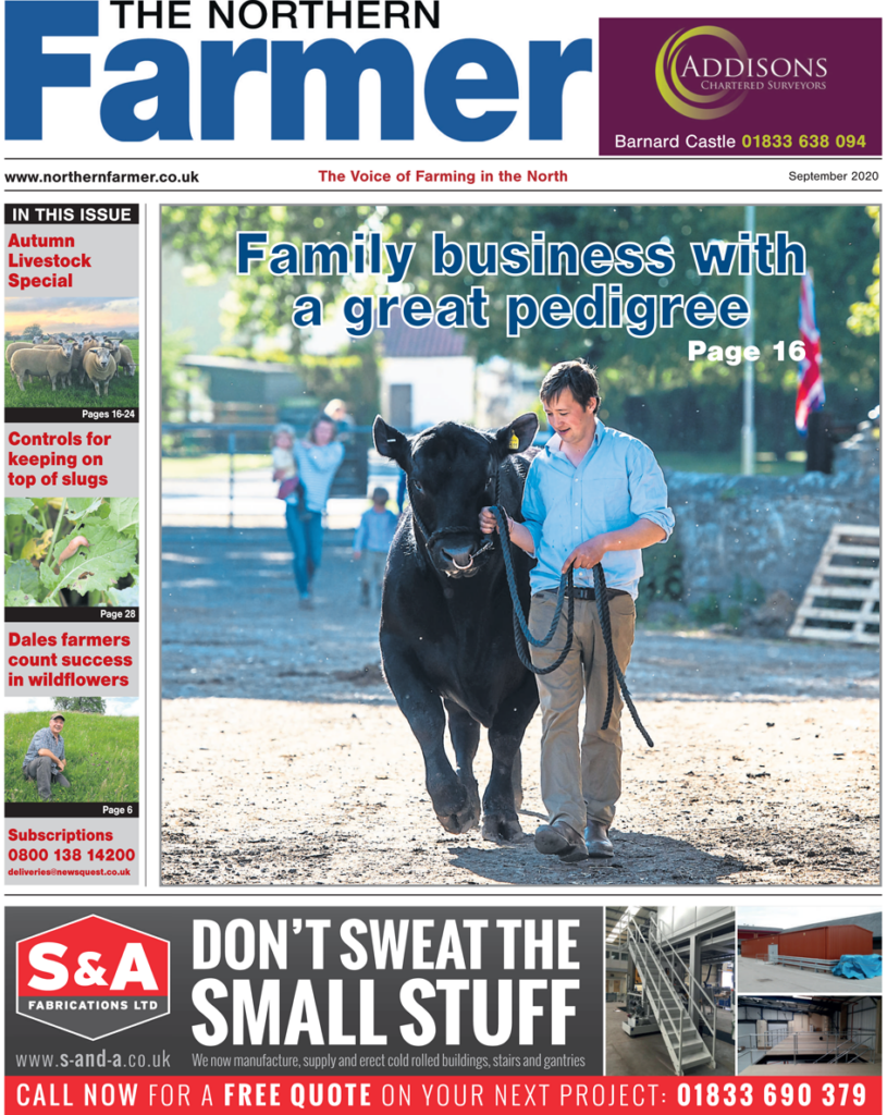 Recently featured in The Northern Farmer Magazine Vickers and Barrass